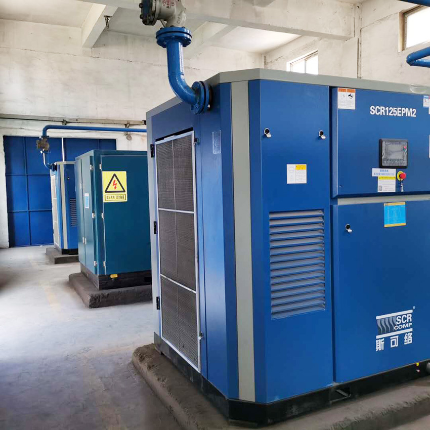 SCR節能空壓機EPM2中標山西某光伏玻璃企業(yè)空壓機項目